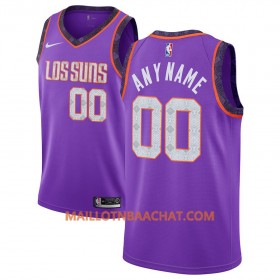 Maillot NBA Phoenix Suns Personnalisable 2018-19 Nike City Edition Violet Swingman - Homme